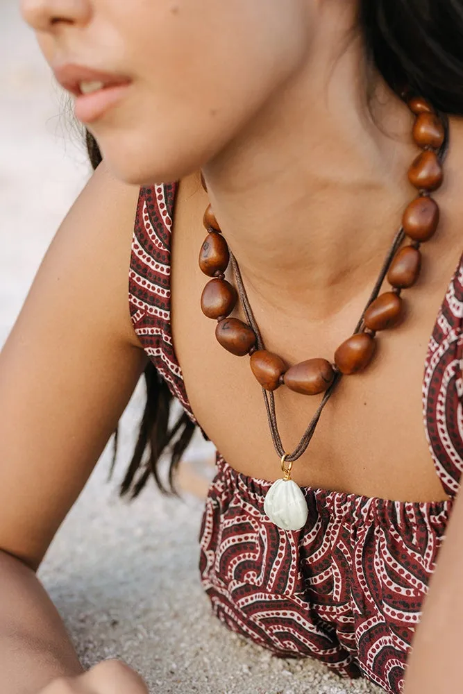 Marble Shell Necklace