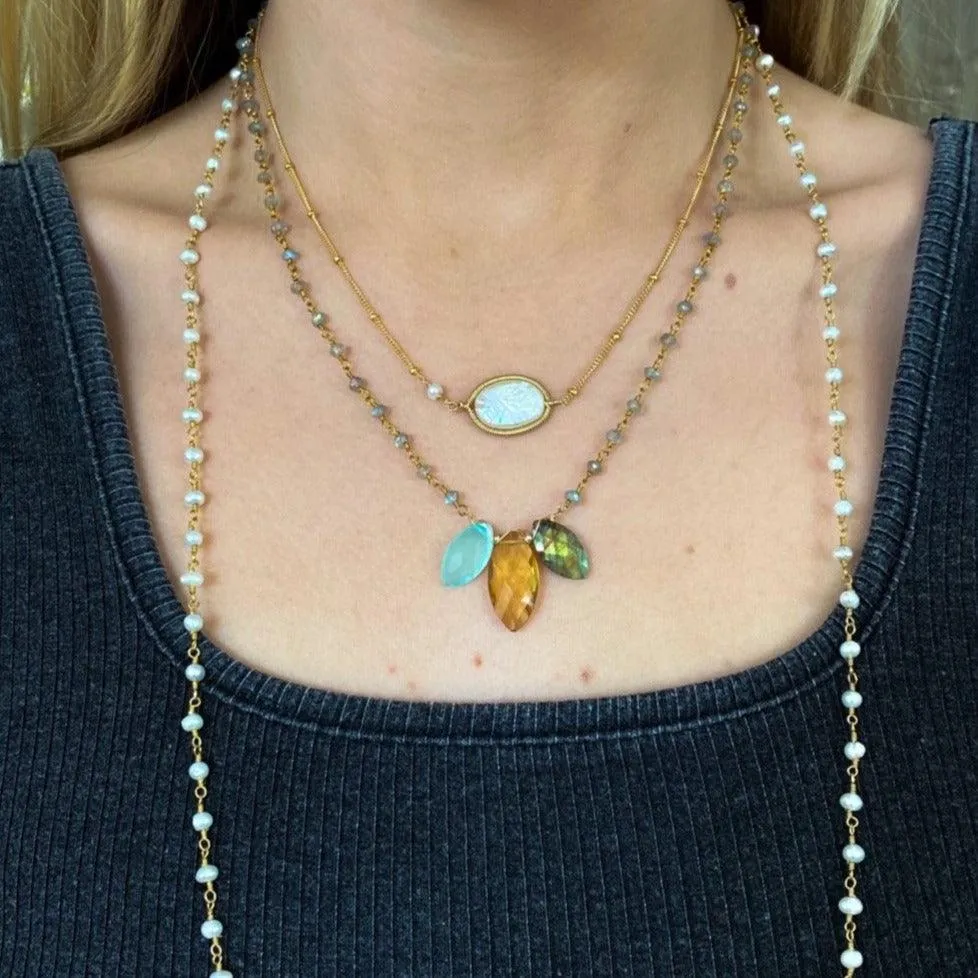 Marquee Katie Colorful Gem Necklace