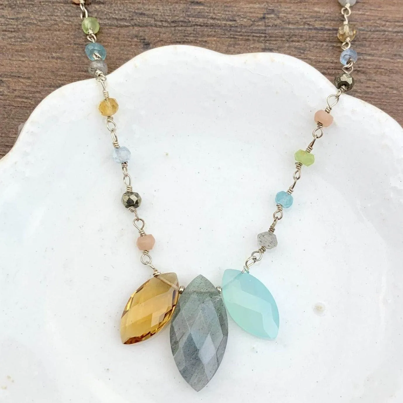 Marquee Katie Colorful Gem Necklace