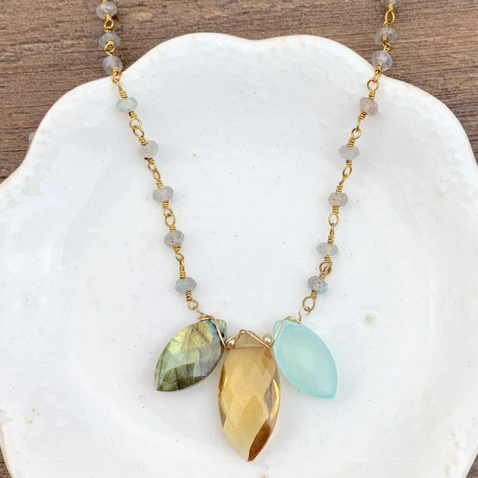 Marquee Katie Colorful Gem Necklace