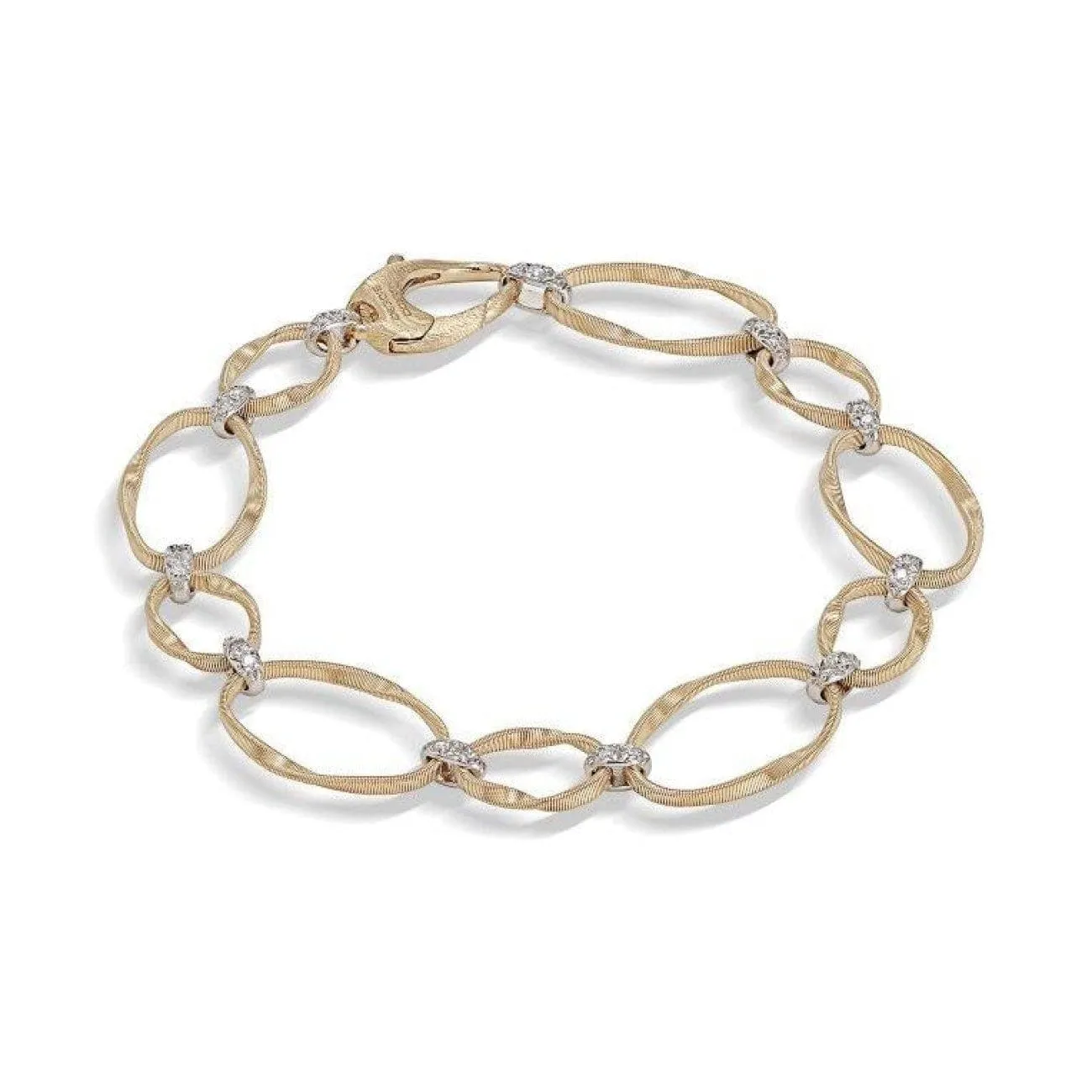 Marrakech Onde Collection 18K Flat Link Bracelet