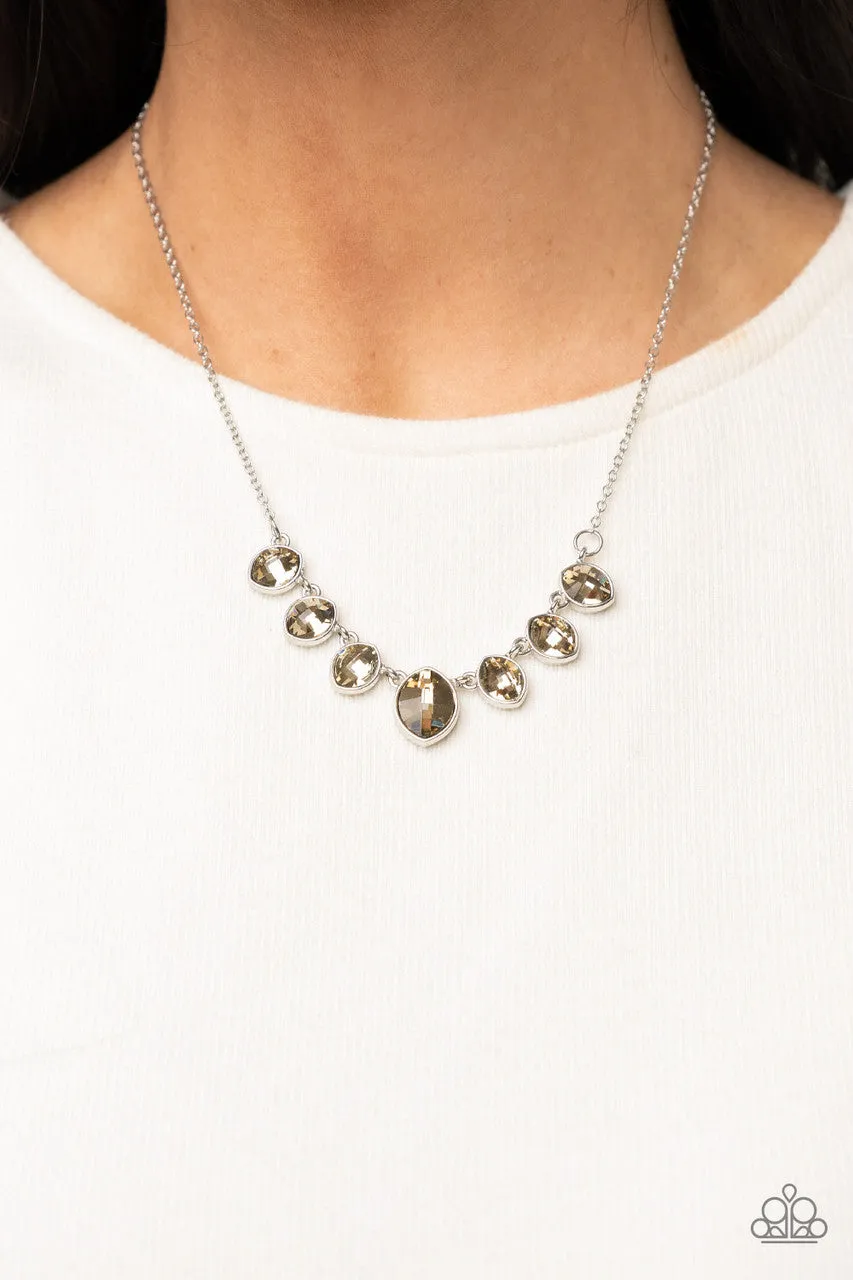 Material Girl Glam Brown Paparazzi Necklace