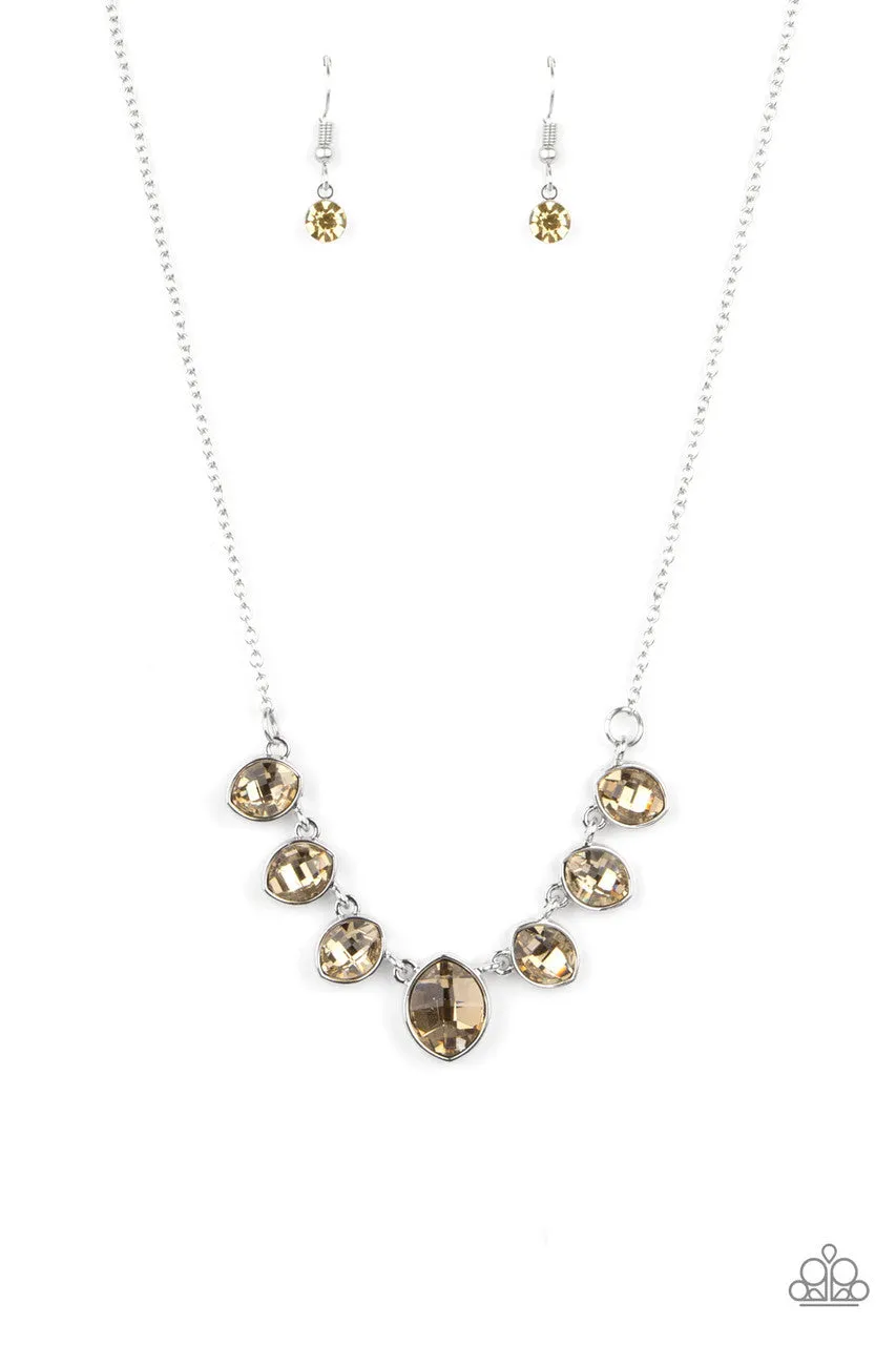 Material Girl Glam Brown Paparazzi Necklace