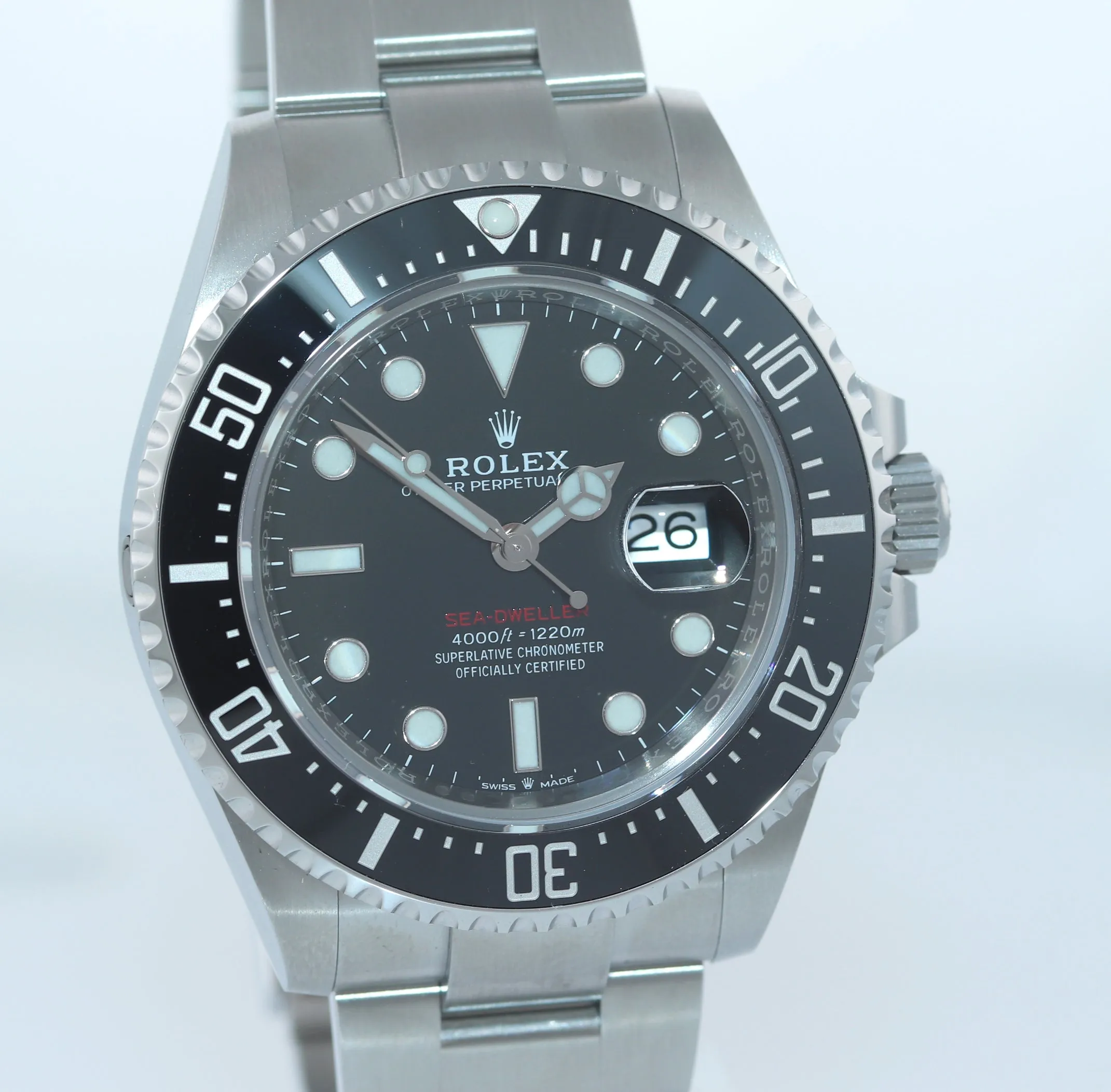 MAY 2020 NEW PAPERS Mark II Rolex Red Sea-Dweller 43mm 126600 Steel Watch Box