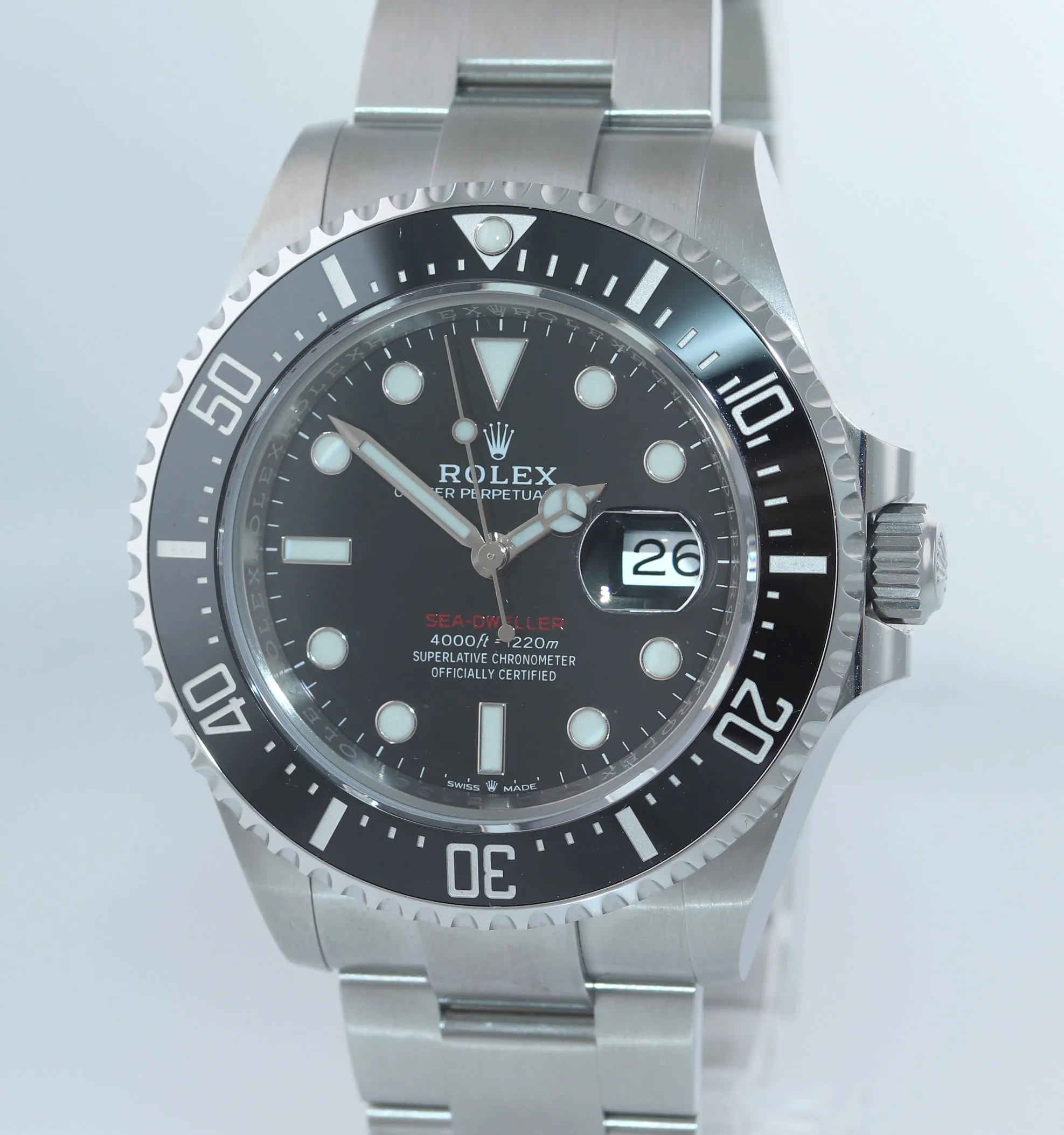 MAY 2020 NEW PAPERS Mark II Rolex Red Sea-Dweller 43mm 126600 Steel Watch Box