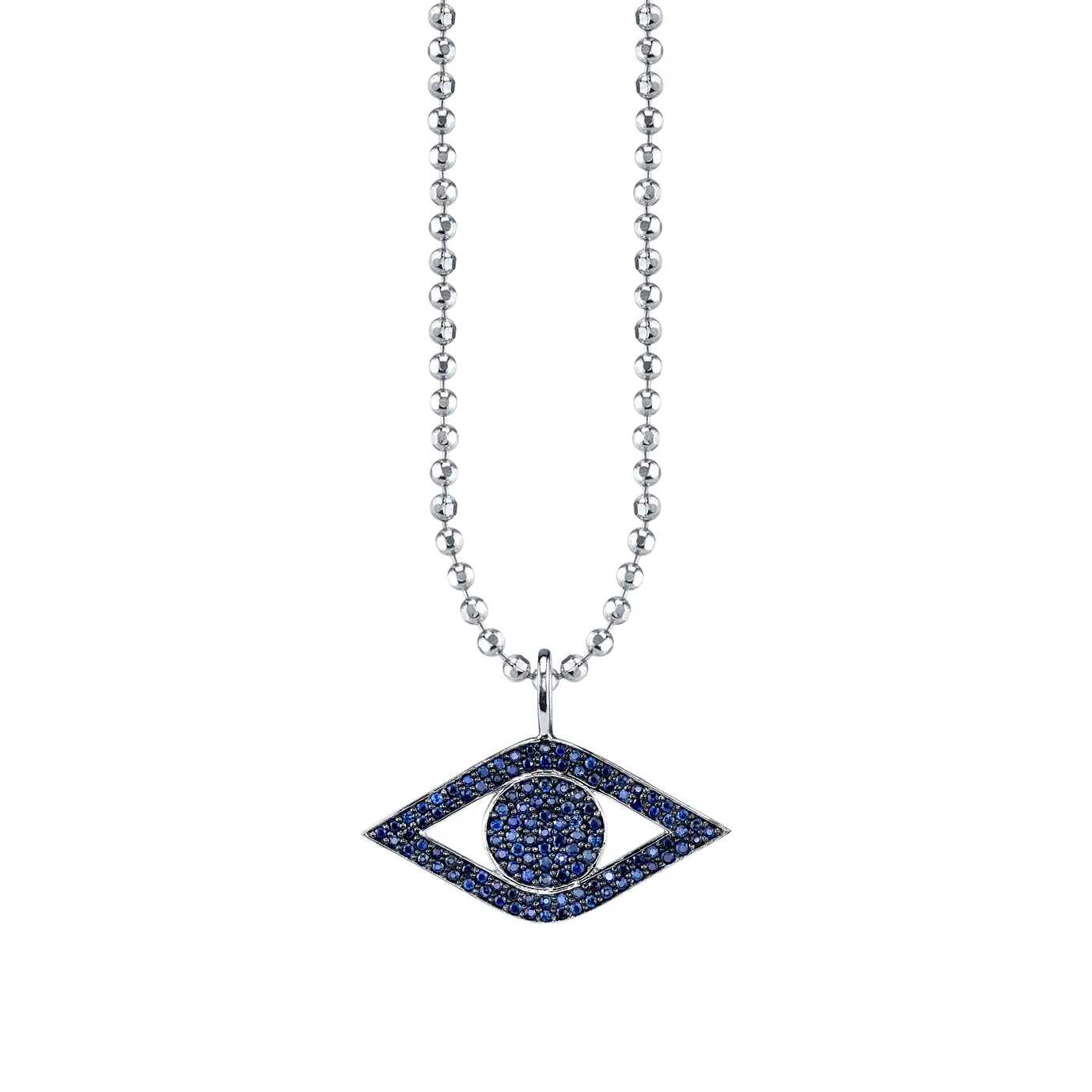 Men's Collection Gold & Sapphire Large Eye Charm