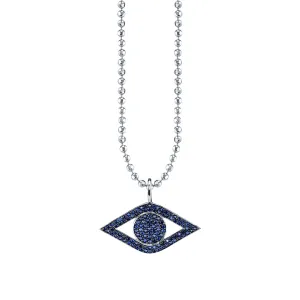 Men's Collection Gold & Sapphire Large Eye Charm