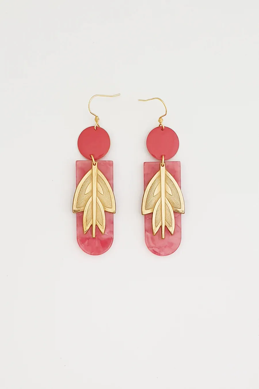 MIDDLE CHILD Bramble Earrings - Coral