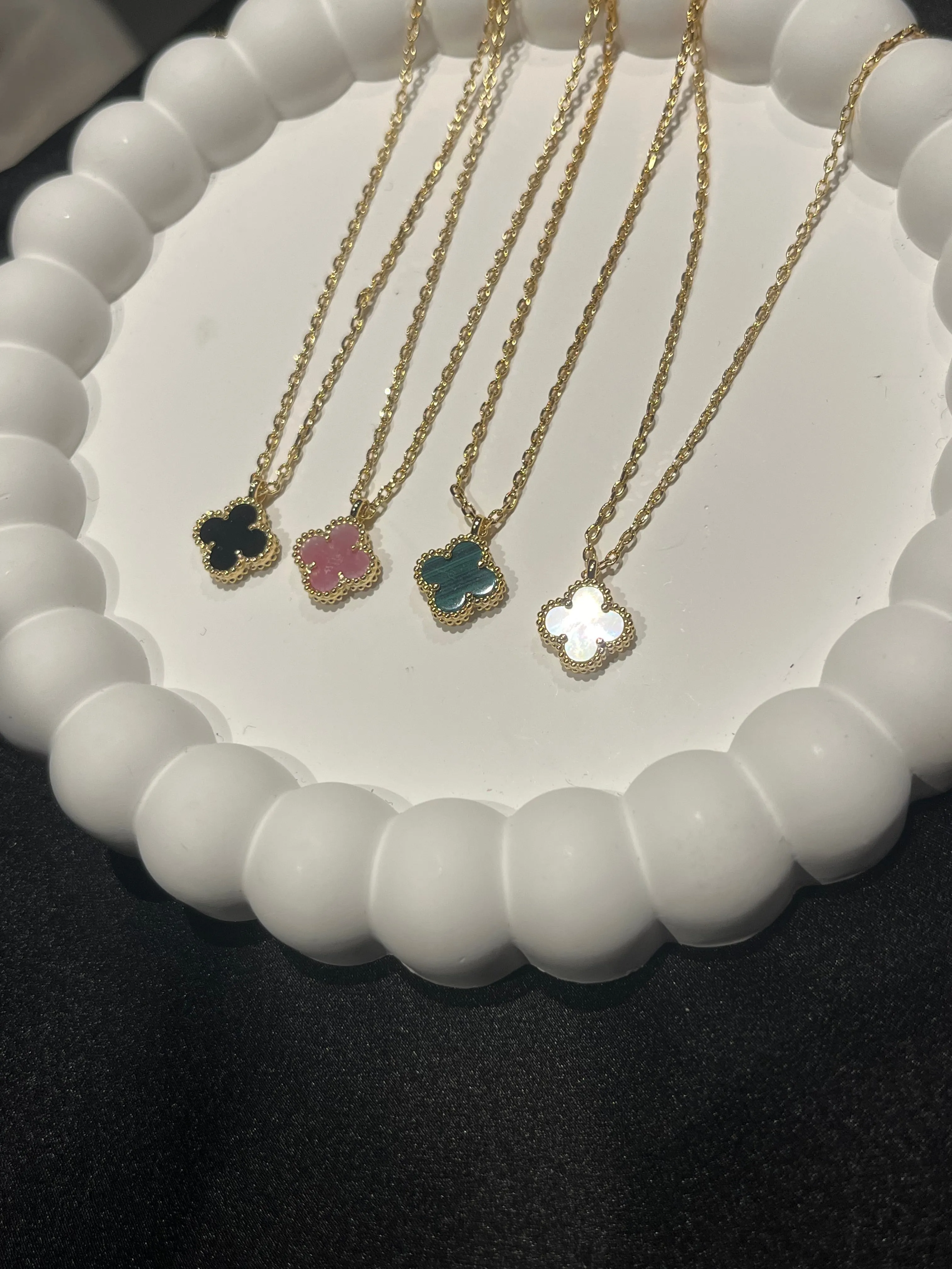 Mini stamp necklaces