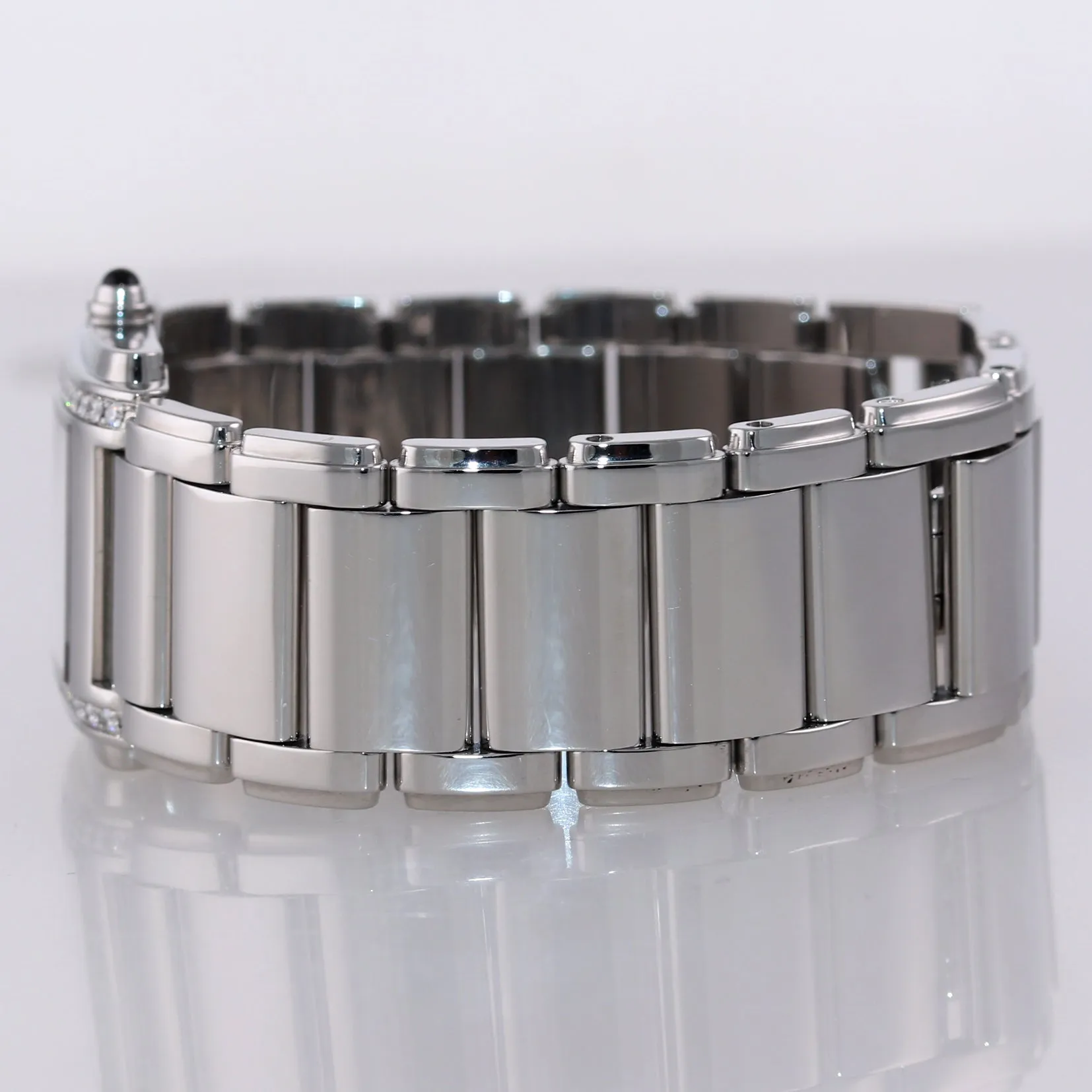 MINT Ladies Patek Philippe Twenty-4 24 Steel Gray Diamond 4910/10A-010 Watch