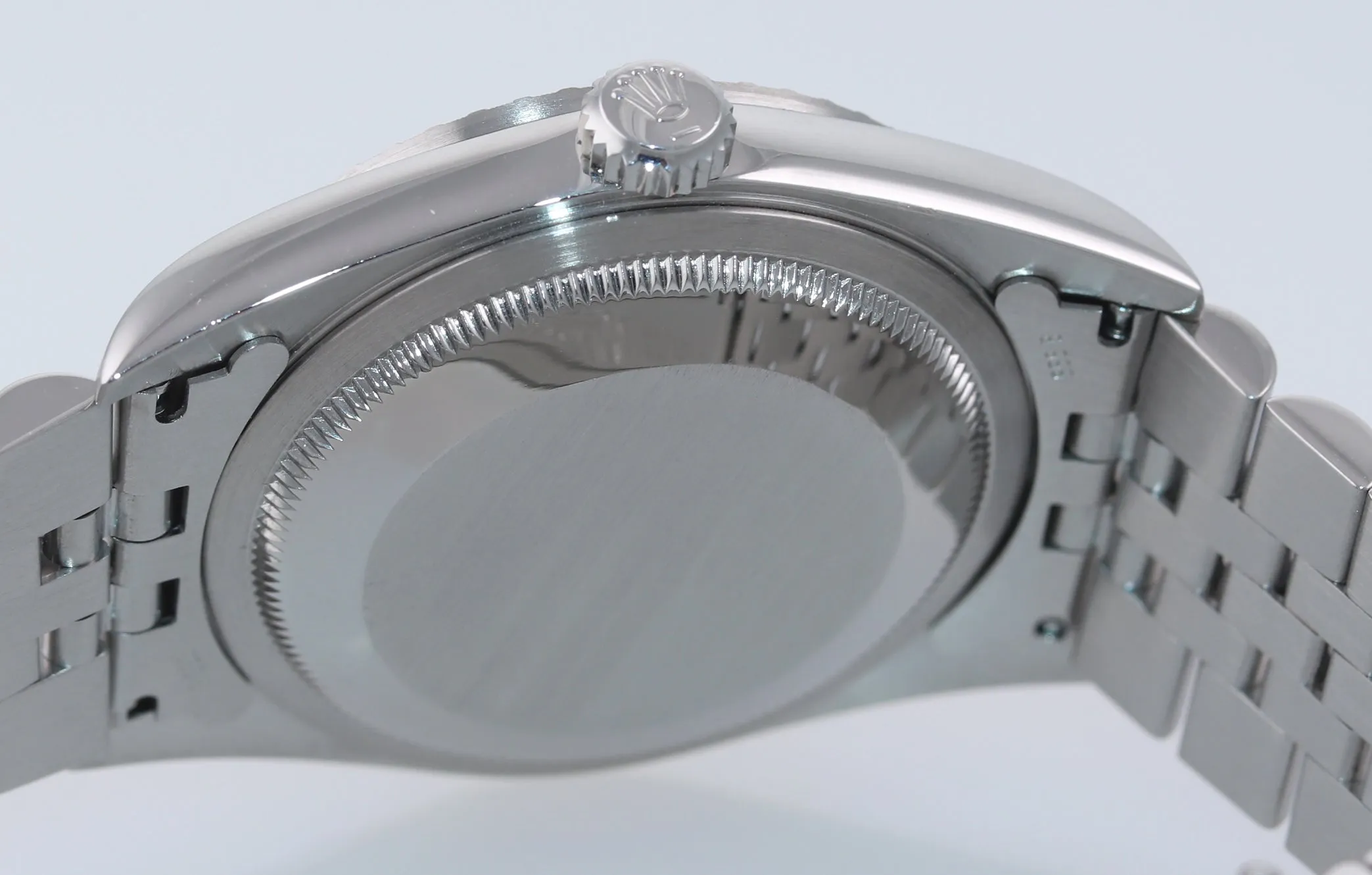 MINT PAPERS Rolex DateJust 36mm 16220 Steel Blue Stick Jubilee Date Watch Box
