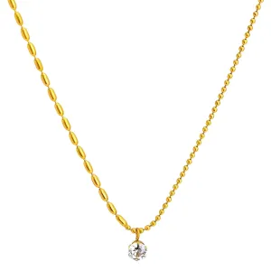 Modern Chain Necklace in 18K Gold Plated Steel