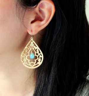 Modern Western Teardrop Earrings