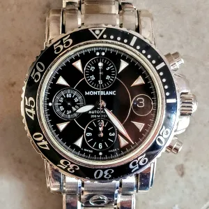 MONTBLAC Meisterstuck Sport Chronograph Watch 25 Jewels Ref. 7034