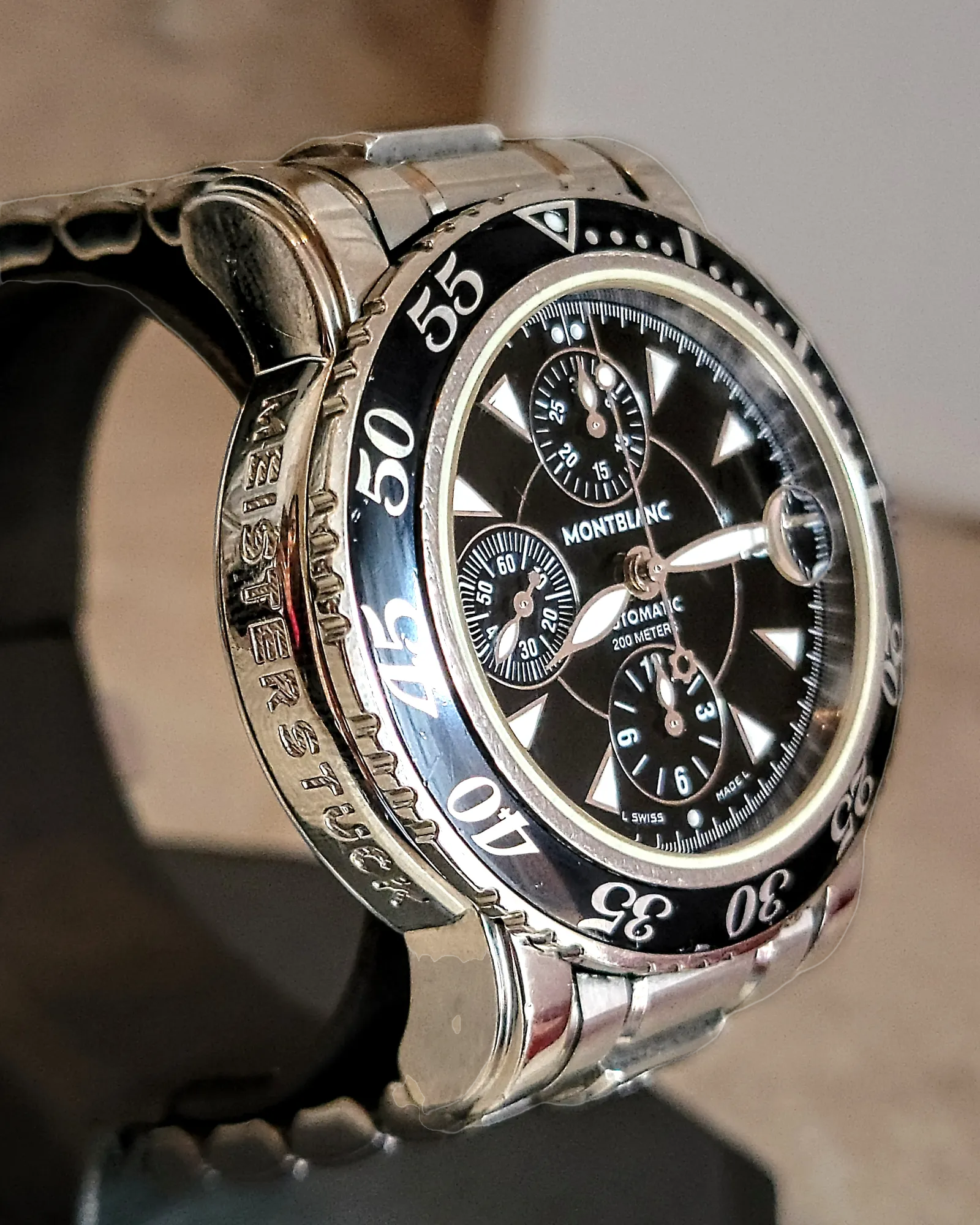 MONTBLAC Meisterstuck Sport Chronograph Watch 25 Jewels Ref. 7034
