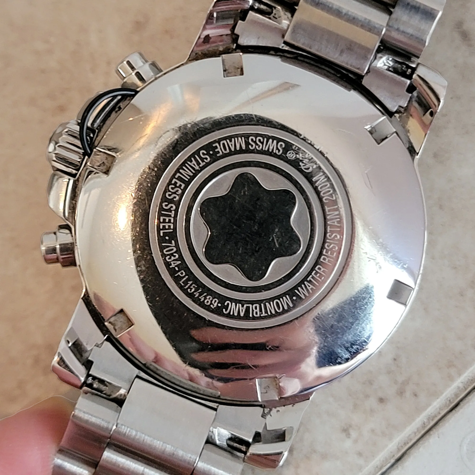 MONTBLAC Meisterstuck Sport Chronograph Watch 25 Jewels Ref. 7034