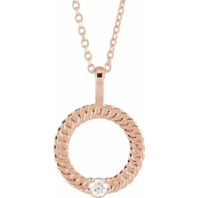 Mother's Family Circle Birthstone Pendant or Necklace
