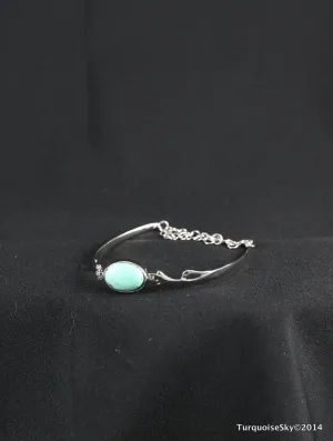 Natural turquoise bracelet 7 inches