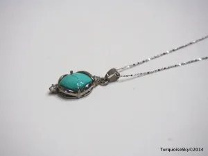 Natural turquoise necklace