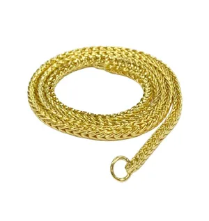 Necklace Foxtail 14K Gold 17.5 inch/44.5 cm