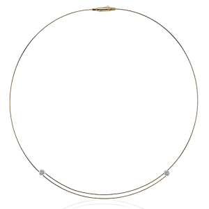 Necklace in 18k Gold with Diamonds