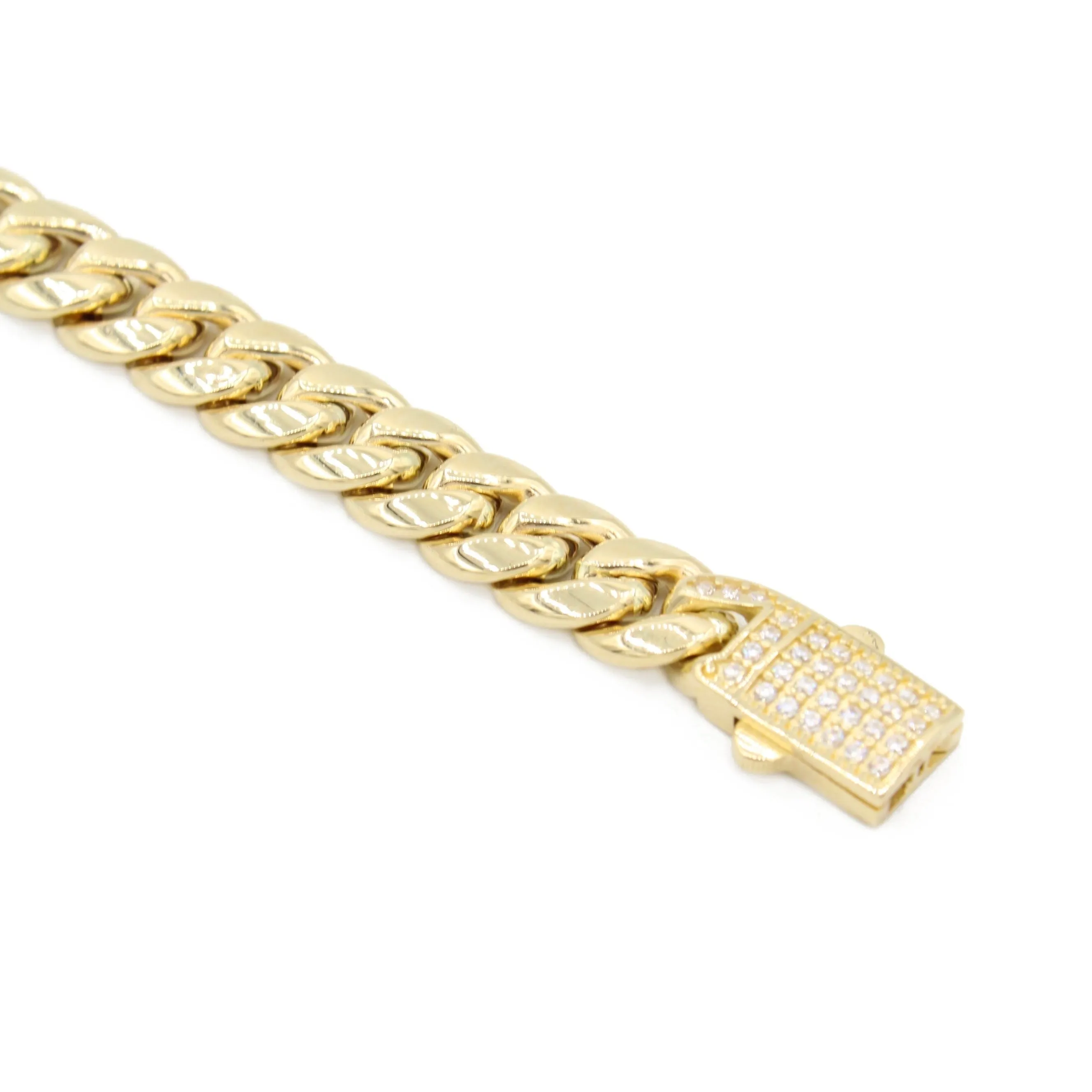 *NEW* 14K Women Hollow Cuban Bracelet (9.5MM) JTJ™