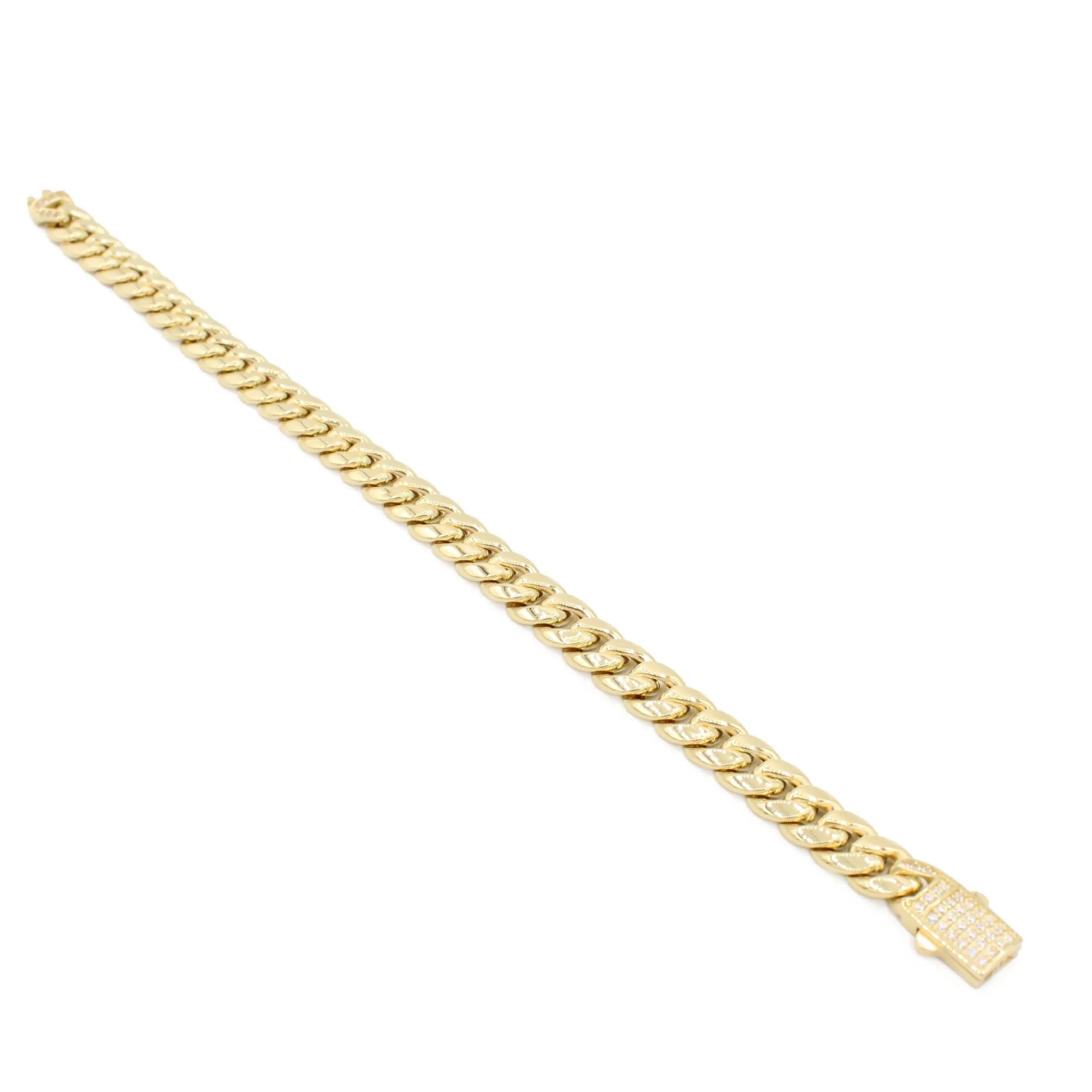 *NEW* 14K Women Hollow Cuban Bracelet (9.5MM) JTJ™