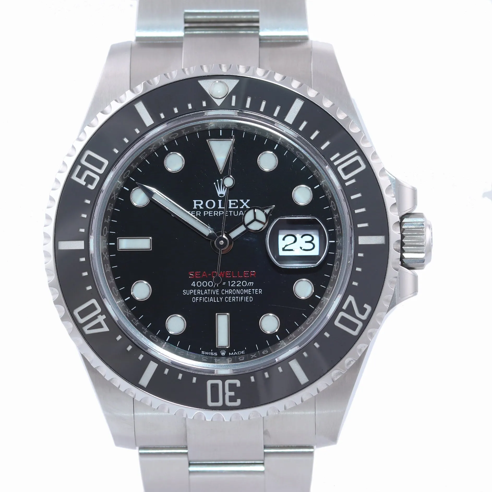 NEW 2019 PAPERS Mark II Rolex Red Sea-Dweller 43mm 126600 Steel Watch Box