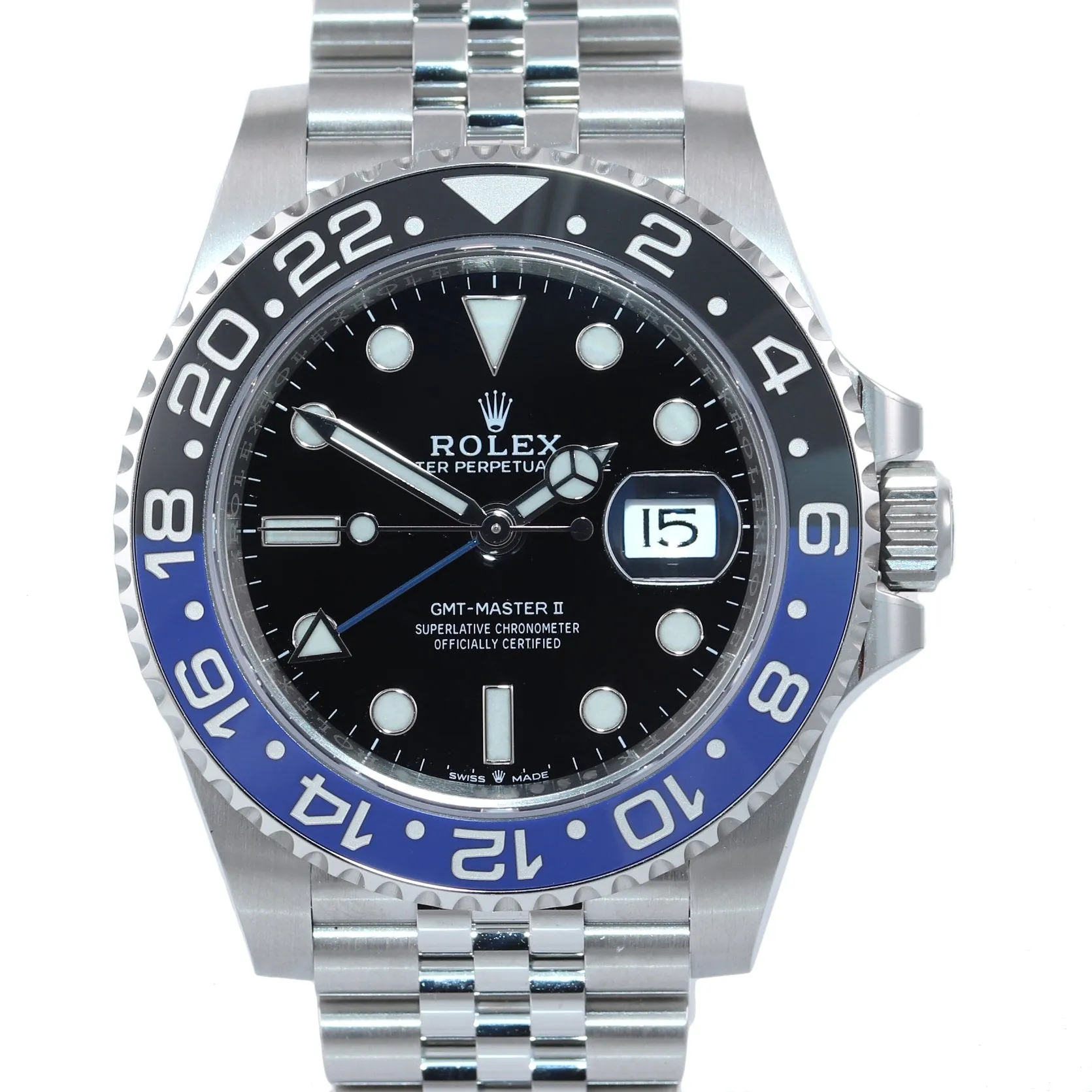 NEW 2021 PAPERS Rolex GMT Master Batman Blue Jubilee 126710 Watch Box
