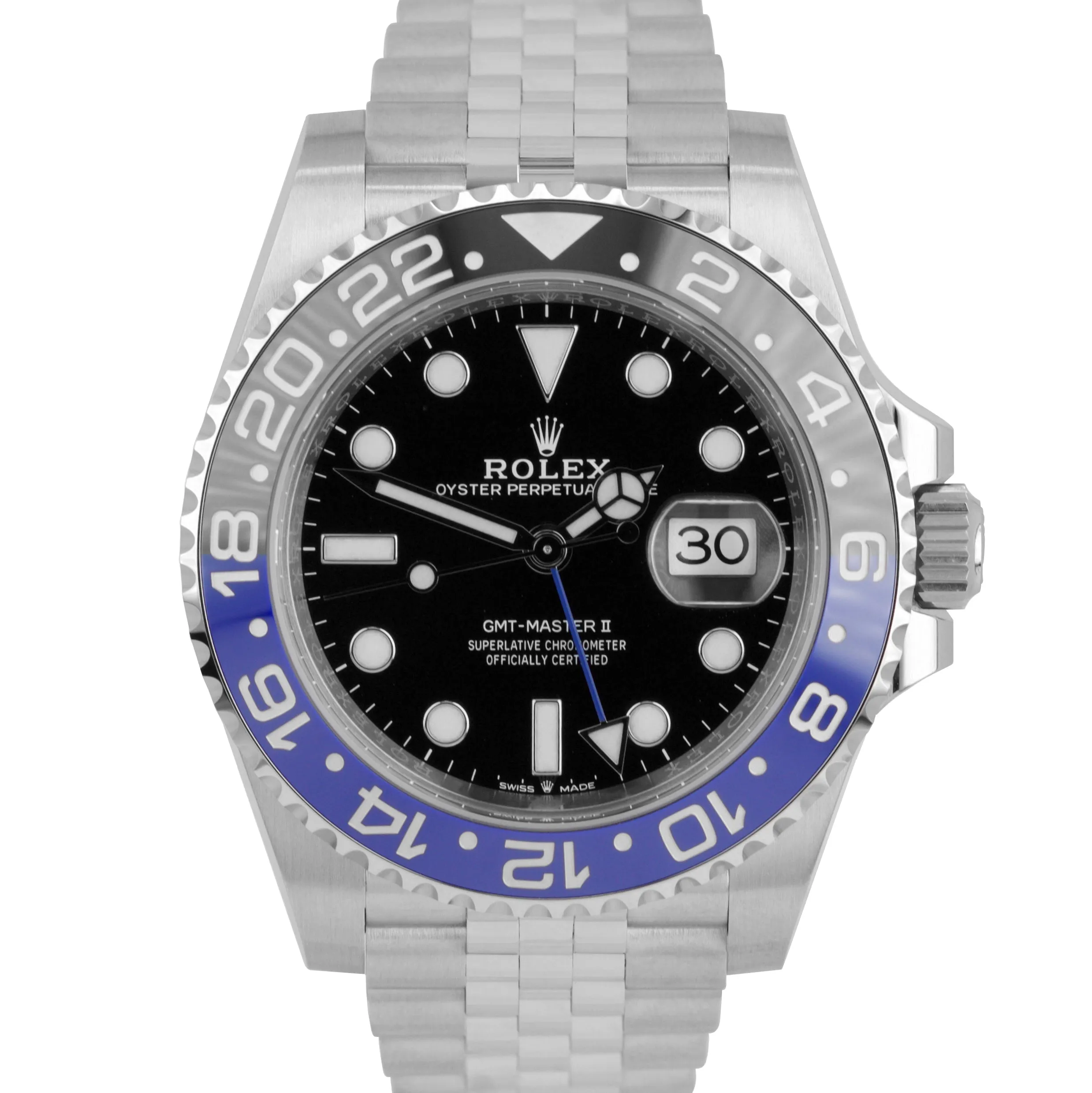 NEW JANUARY 2020 Rolex GMT Master II Batman Black Blue SS Ceramic 126710 BLNR