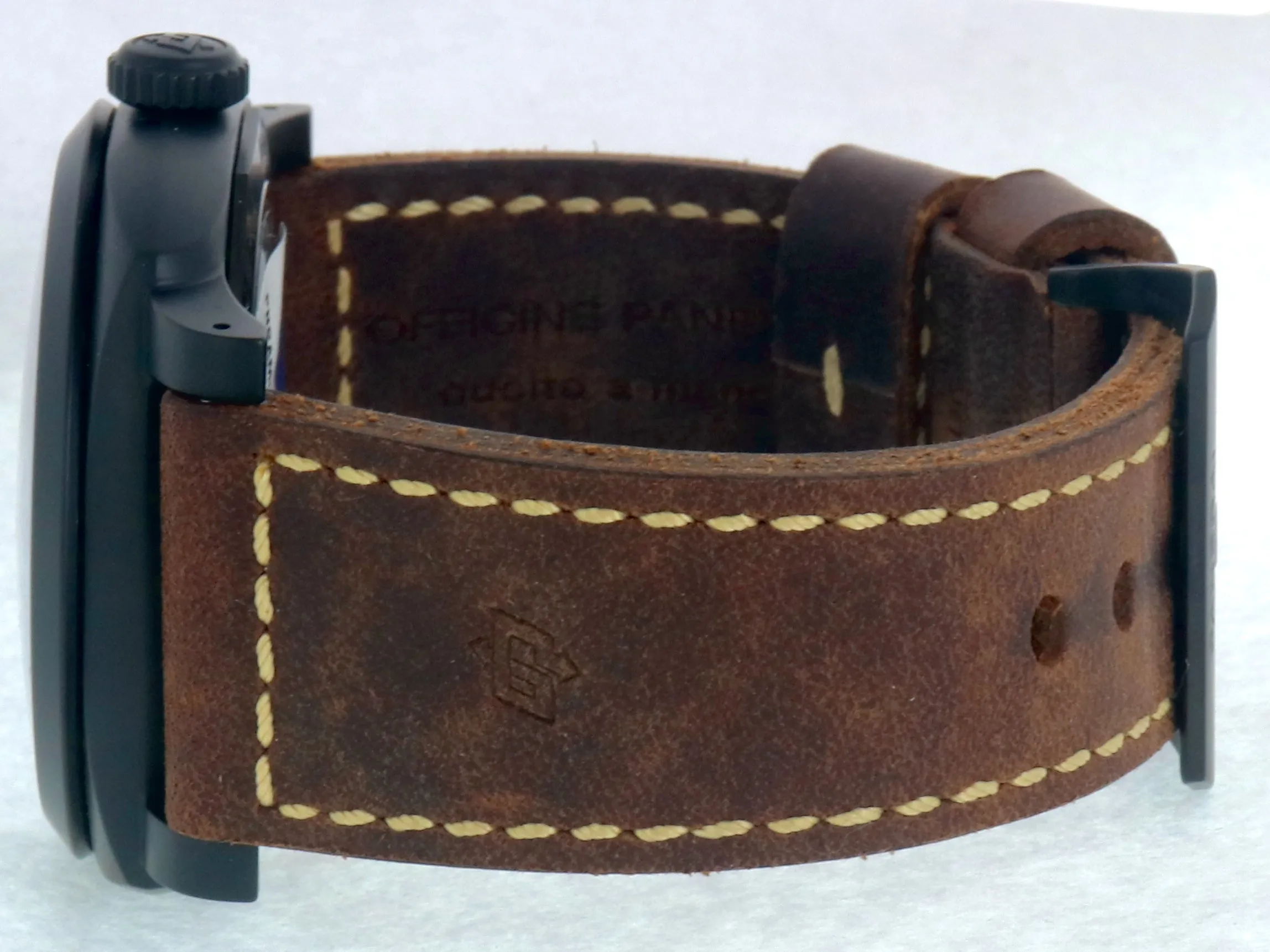 NEW Panerai PAM 577 Radiomir 1940 3-Days 48mm Black Ceramic Brown PAM00577 Watch