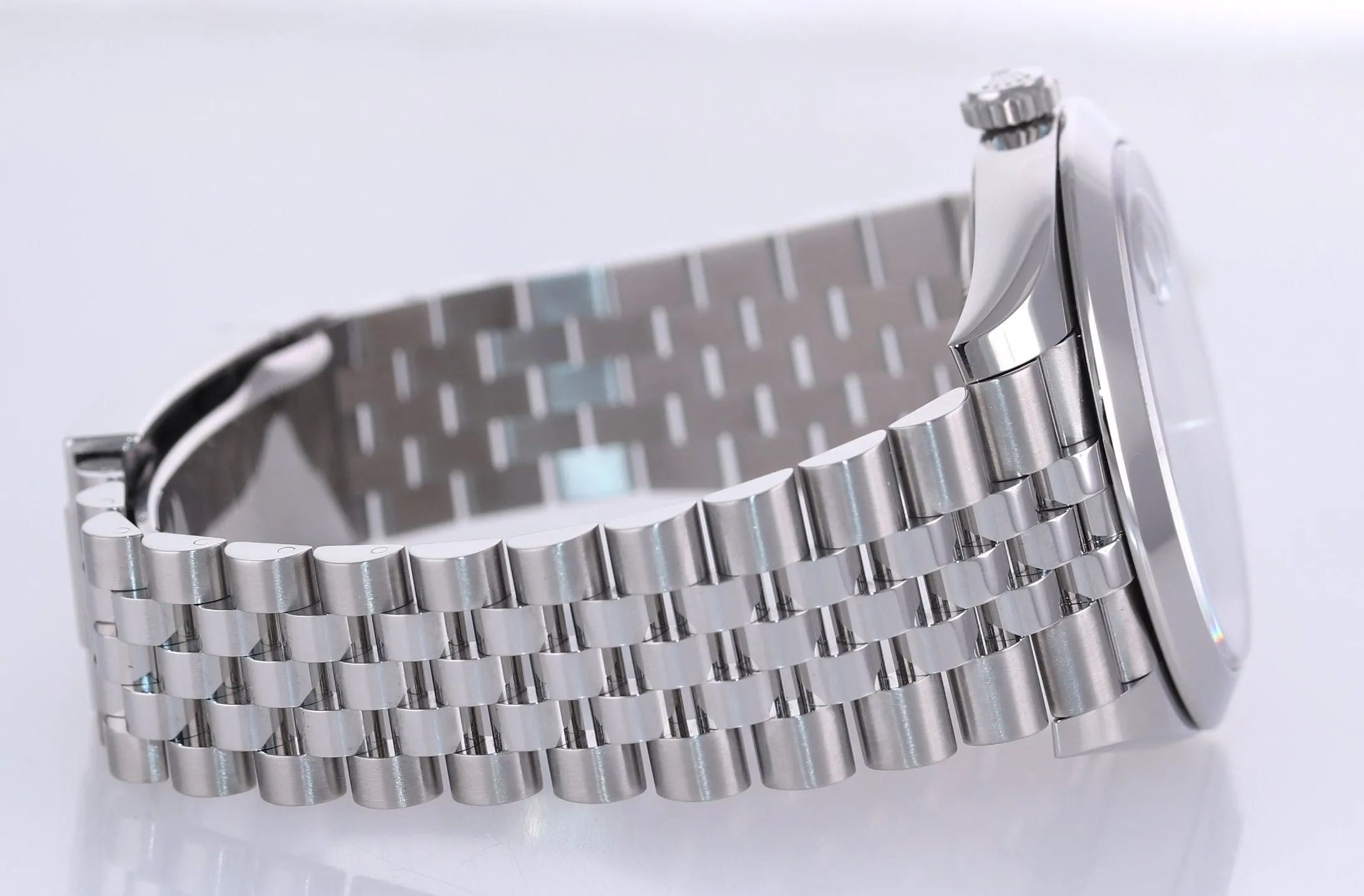 NEW Sept 2021 PAPERS Rolex DateJust 41 Steel 126300 Wimbledon Grey Jubilee Watch