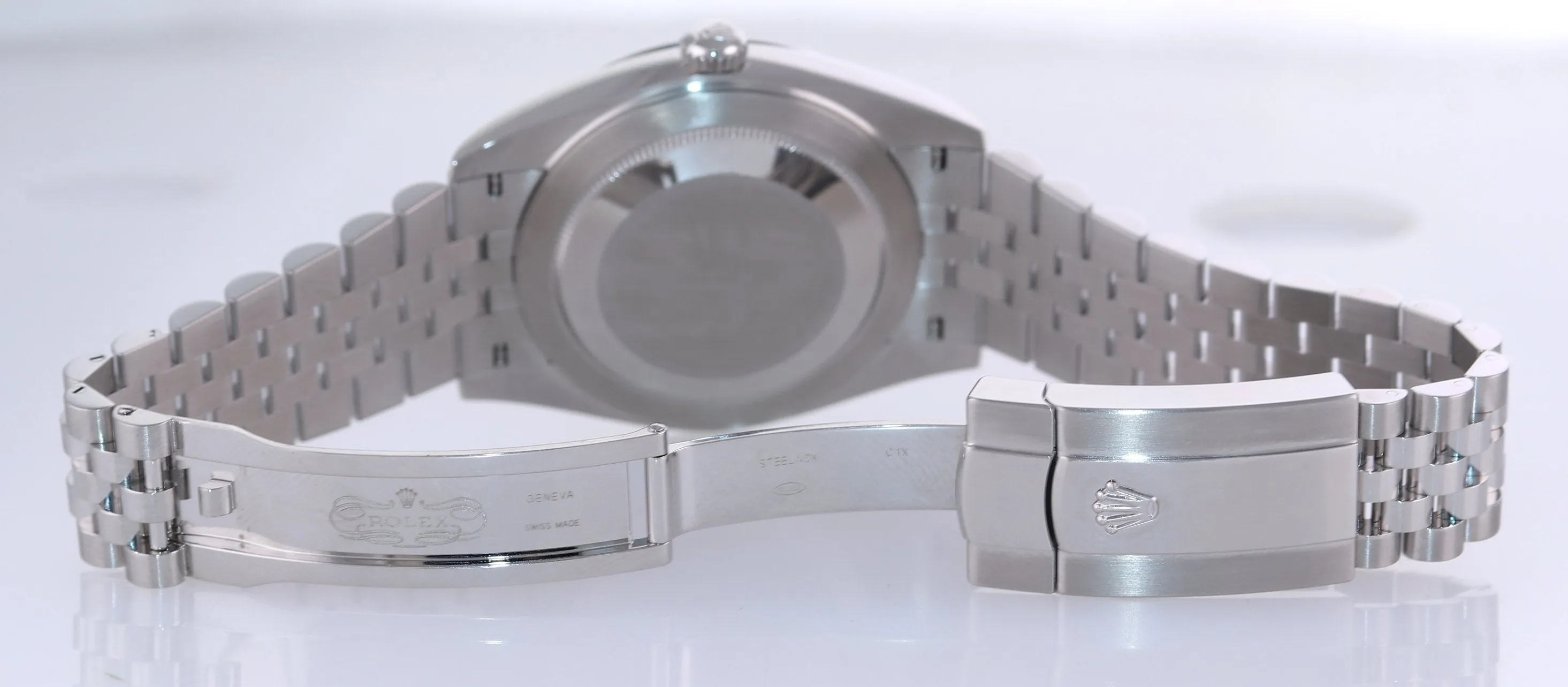 NEW Sept 2021 PAPERS Rolex DateJust 41 Steel 126300 Wimbledon Grey Jubilee Watch