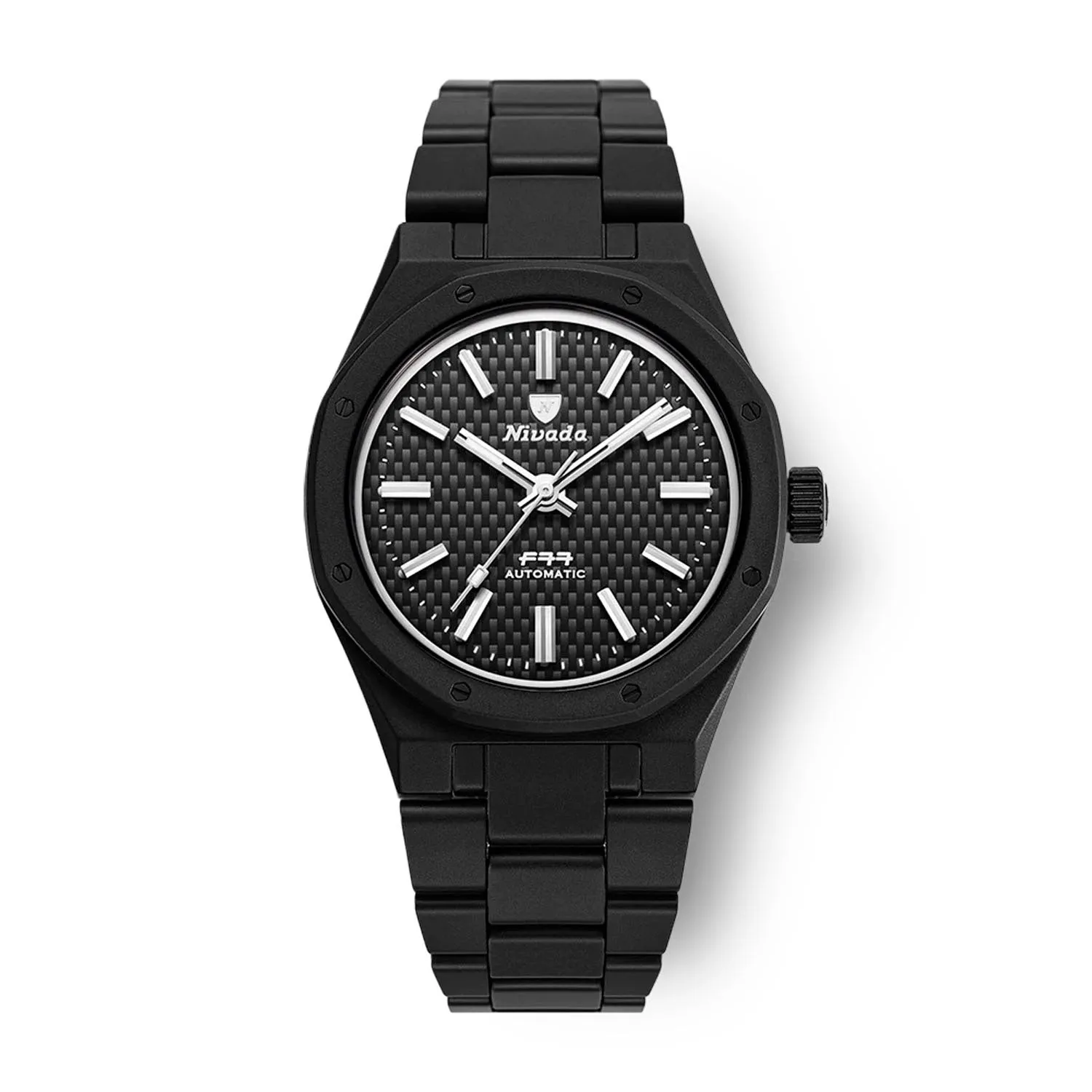 Nivada Grenchen F77 Black Ceramic Automatic – 68004A77