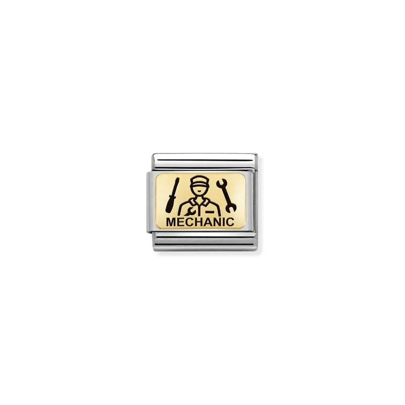 Nomination Composable Link Mechanic, 18K Gold