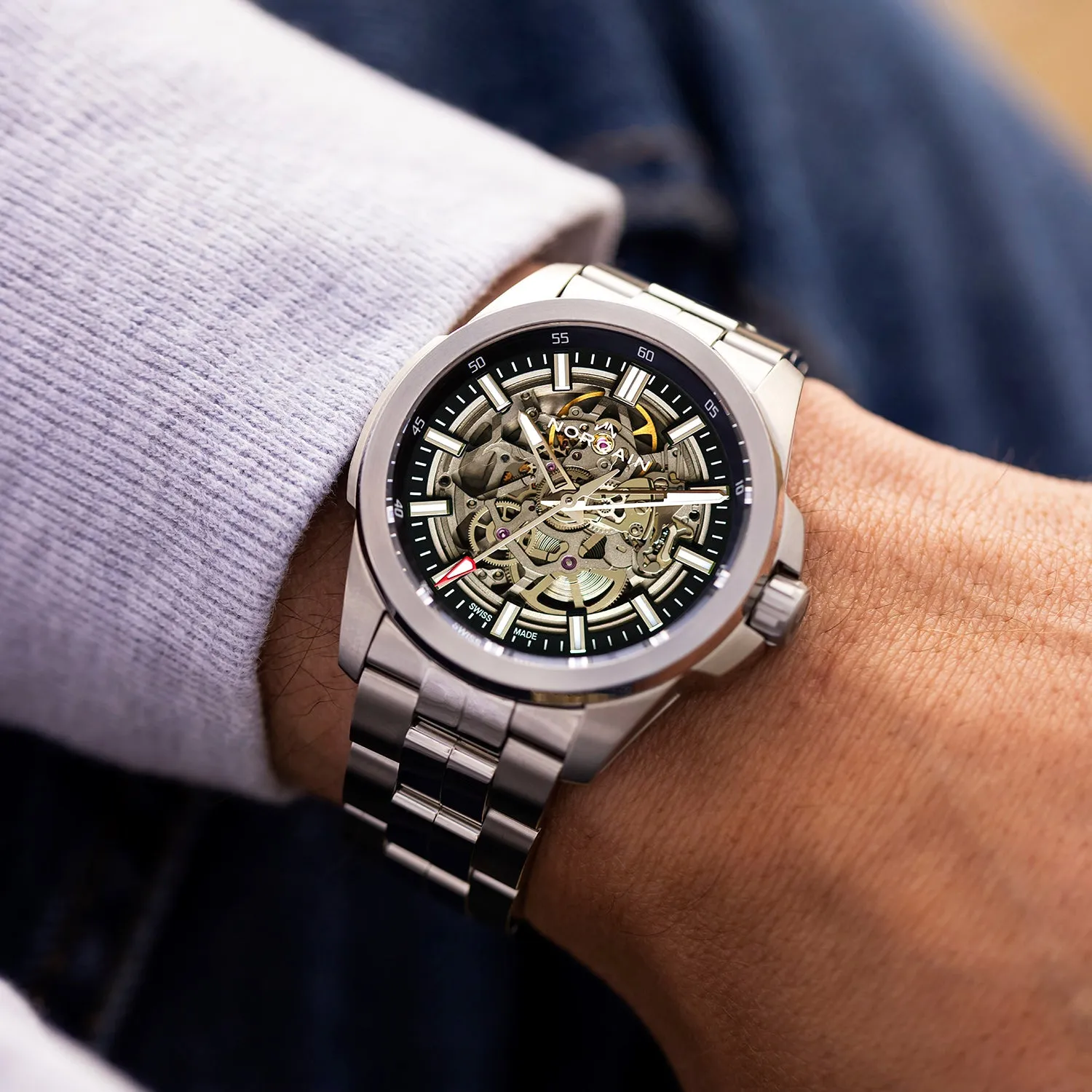 NORQAIN Independence Skeleton Automatic – N3000S03A/301/102SI