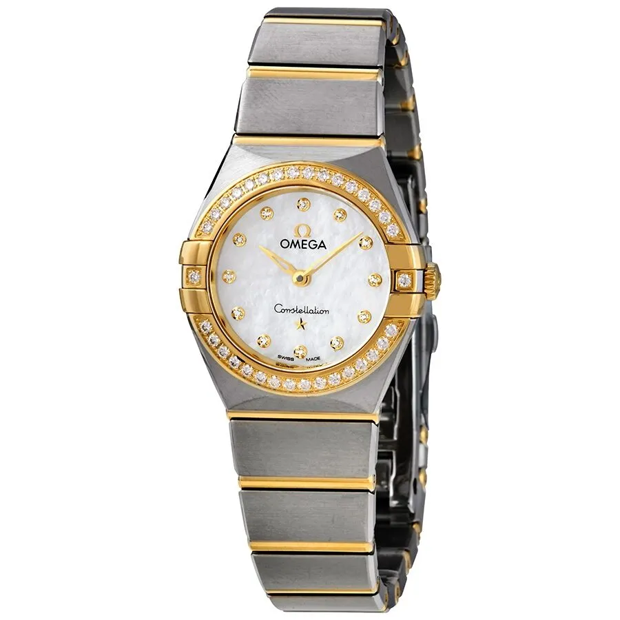 Omega Constellation Manhattan Diamond Mother of Pearl Dial Ladies Watch 131.25.25.60.55.002