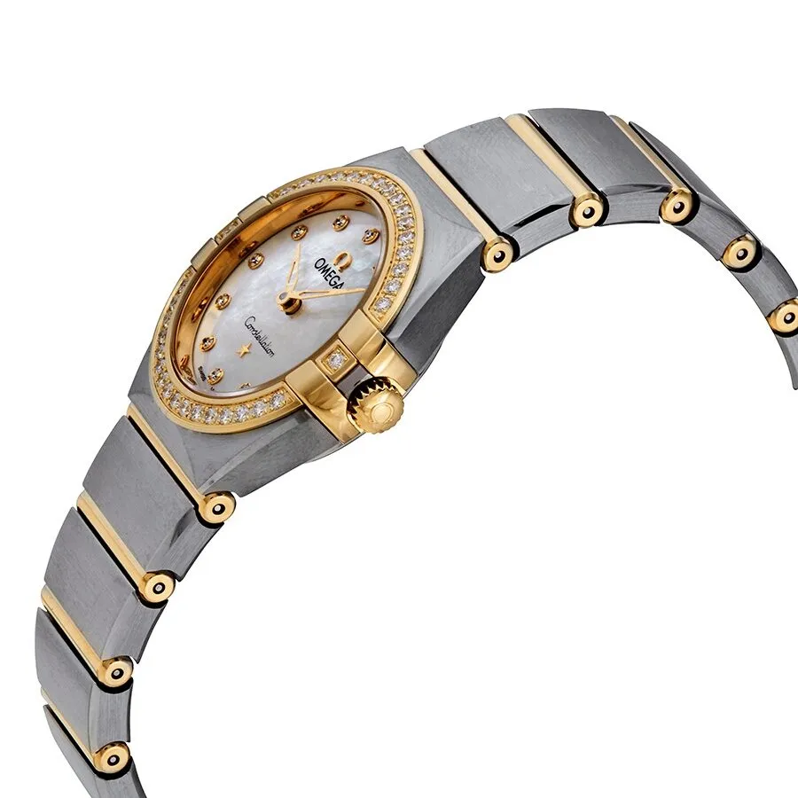 Omega Constellation Manhattan Diamond Mother of Pearl Dial Ladies Watch 131.25.25.60.55.002