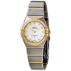 Omega Constellation Manhattan Diamond Mother of Pearl Dial Ladies Watch 131.25.25.60.55.002