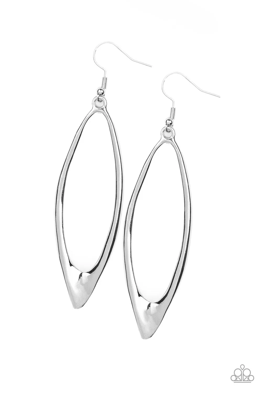 Paparazzi Positively Progressive Earrings Silver