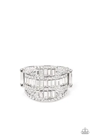 PAPARAZZI Red Carpet Redux - White RINGS