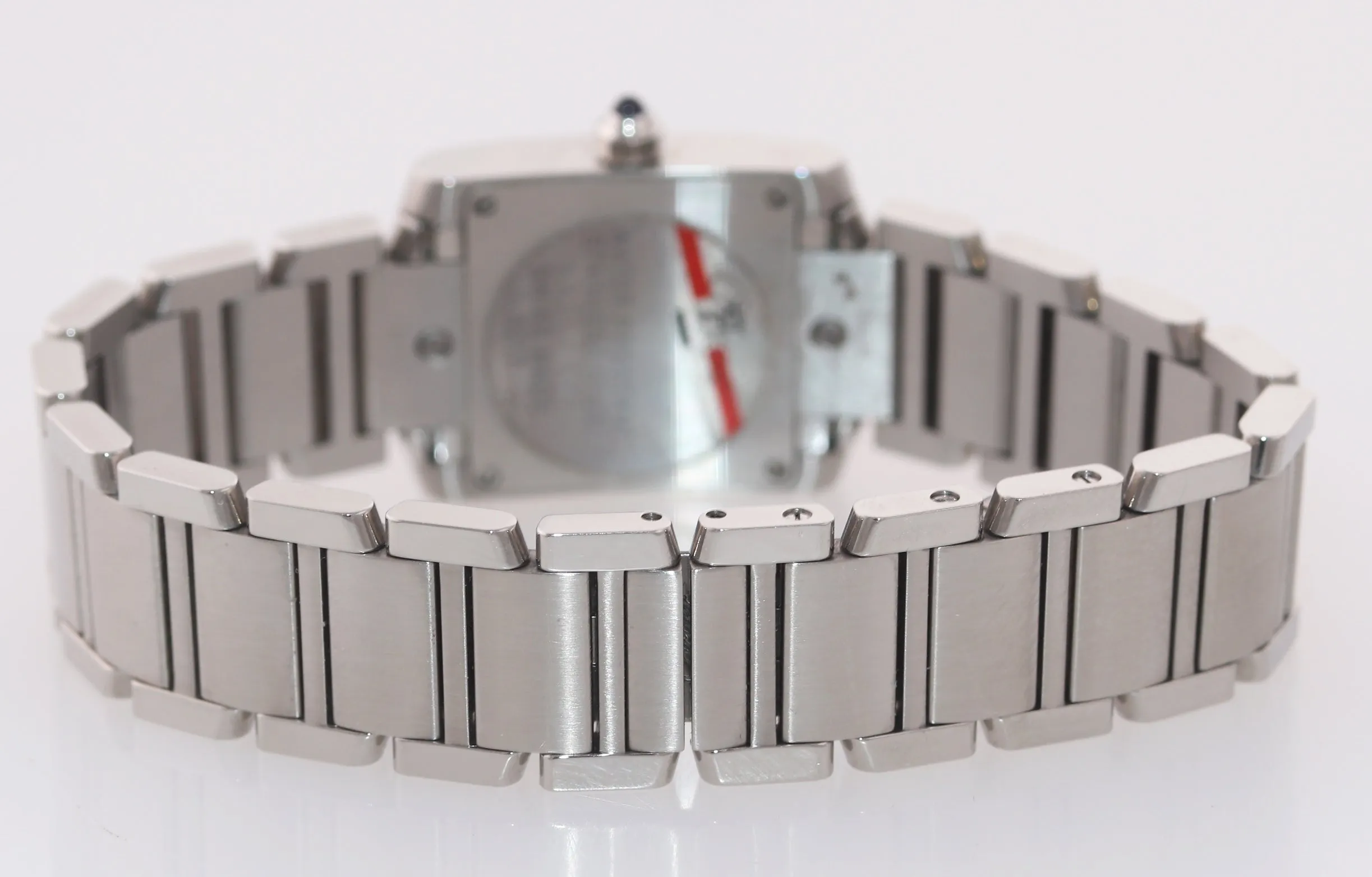 PAPERS Ladies Cartier Tank Française Steel Roman Quartz 3217 W51008Q3 Watch Box