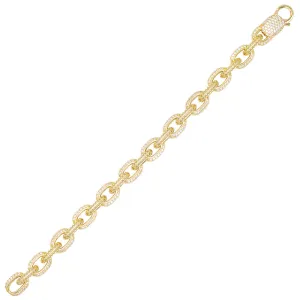 Pavé Chain Link Bracelet