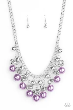 Pearl Appraisal Purple Paparazzi Necklace