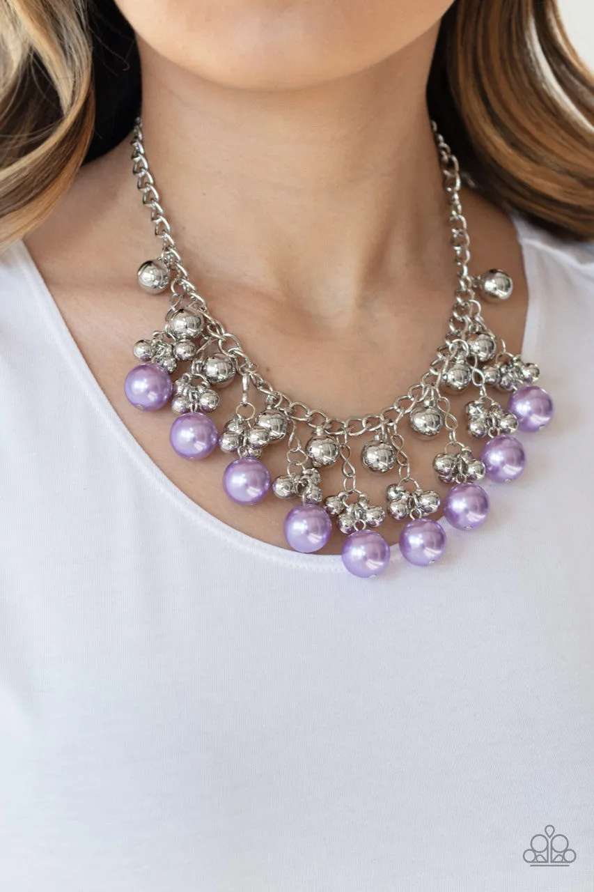 Pearl Appraisal Purple Paparazzi Necklace