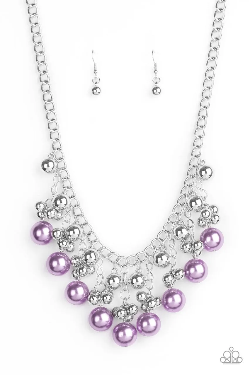 Pearl Appraisal Purple Paparazzi Necklace