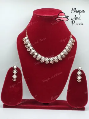 Pearl Swirl Necklace Set
