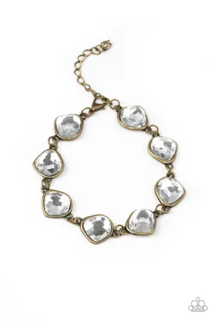 Perfect Imperfection Brass Paparazzi Bracelet