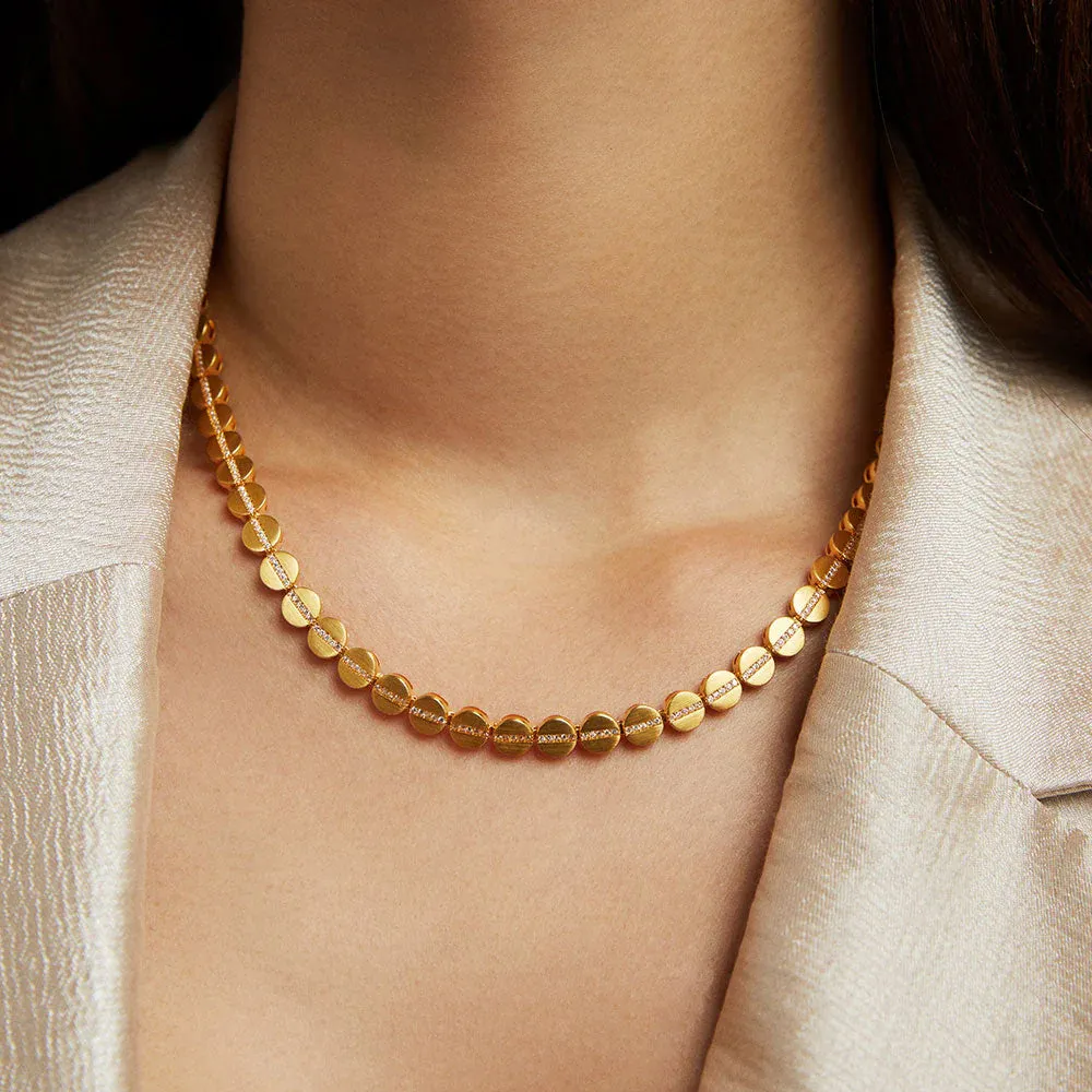 Petit Pave Necklace