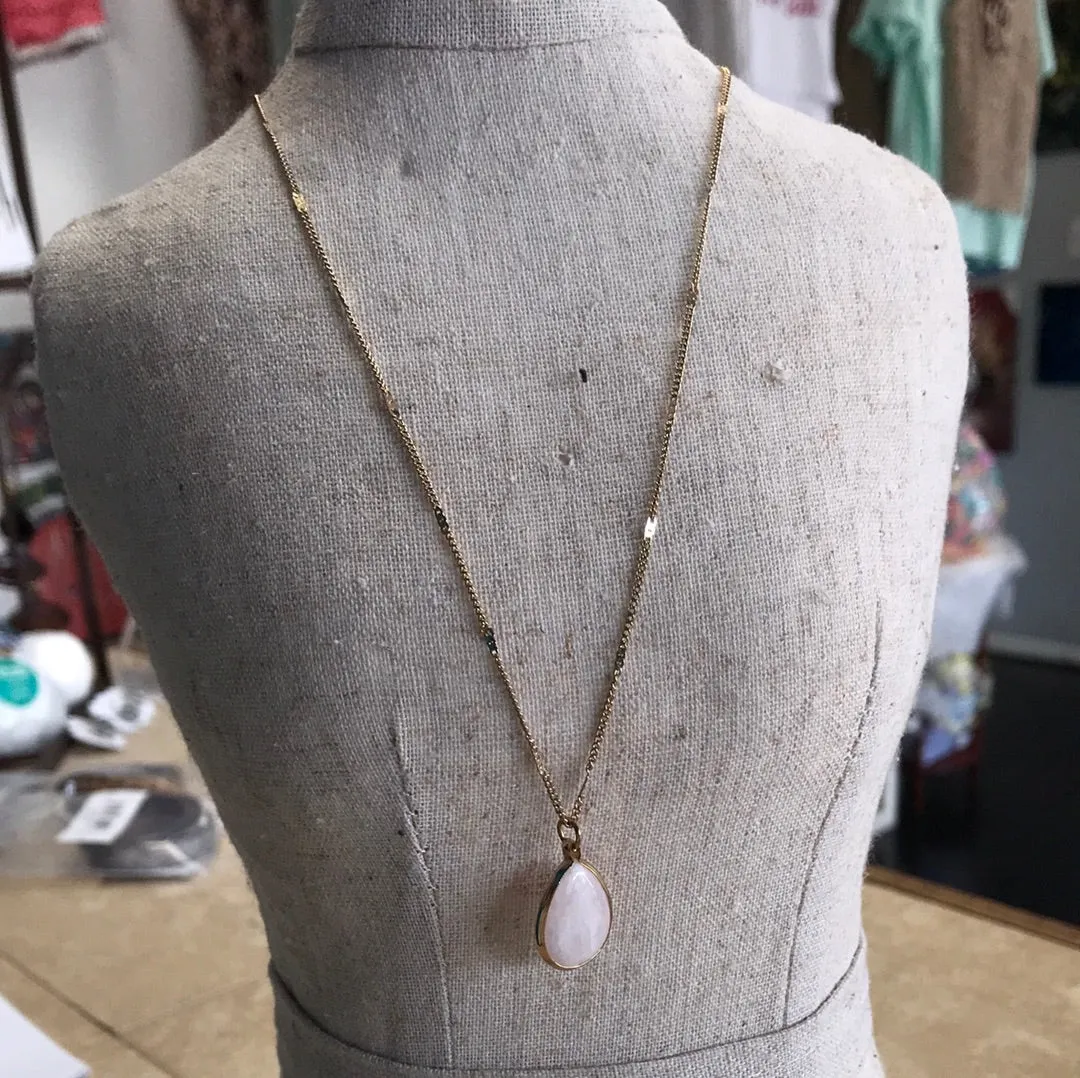 Pink Stone Necklace